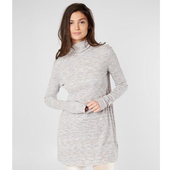 Free People stone cold ribbed turtleneck tunic - Picture 4 of 5